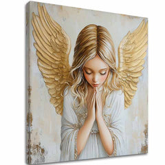 Dipinti di angeli Armonia Celeste | Dipinto acrilico originale al 100%