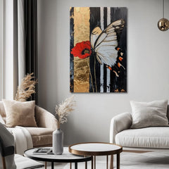 Pittura di farfalle Tocchi di natura - 100% originale dipinto ad acrilico - immagine 4