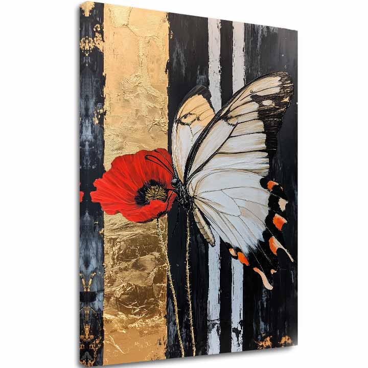 Pittura di farfalle Tocchi di natura - 100% originale dipinto ad acrilico - immagine 2