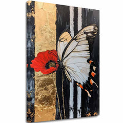 Pittura di farfalle Tocchi di natura - 100% originale dipinto ad acrilico - immagine 2
