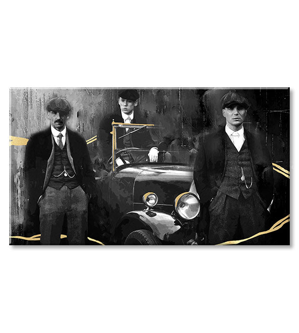 Dipinti su tela - PREMIUM ART – PEAKY BLINDERS fratelli - immagine 3