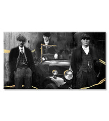 Dipinti su tela - PREMIUM ART – PEAKY BLINDERS fratelli - immagine 3