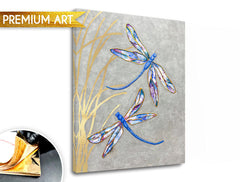 Dipinti su tela - PREMIUM ART - Libellule volanti - immagine 3