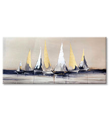 Dipinti su tela - PREMIUM ART - Navi a vela in mare - immagine 3