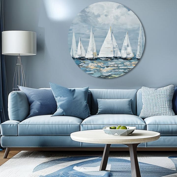 Quadro dipinto a tutto tondo Relax sul mare | dimensioni diverse