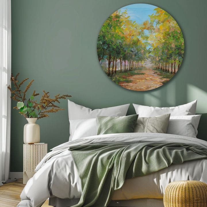 Ispirazione quadro rotondo dipinto | dimensioni diverse