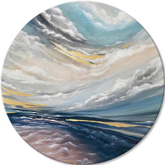 Quadri rotondi con acrilico Un nuovo inizio - immagine 2