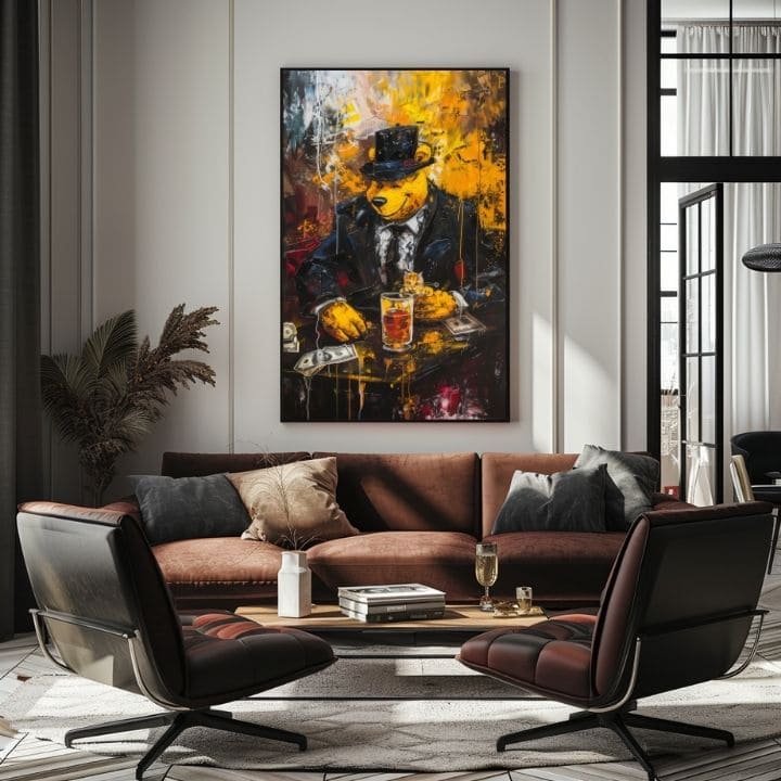 Immagine MAFIA BOSS BEAR | Dettagli in acrilico