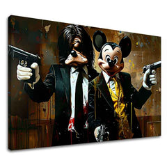 Immagine Topolino e il mafioso | Dettagli in acrilico
