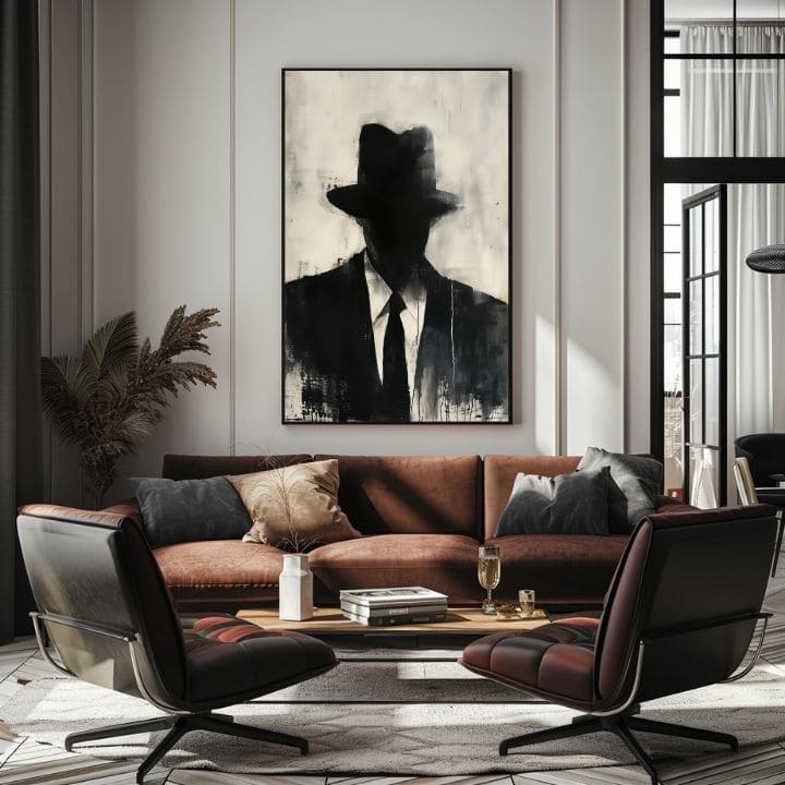 Immagine THE FACELESS MOBSTER | Dettagli in acrilico