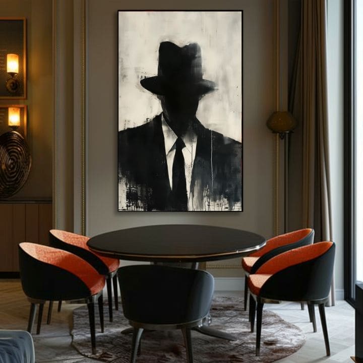 Immagine THE FACELESS MOBSTER | Dettagli in acrilico