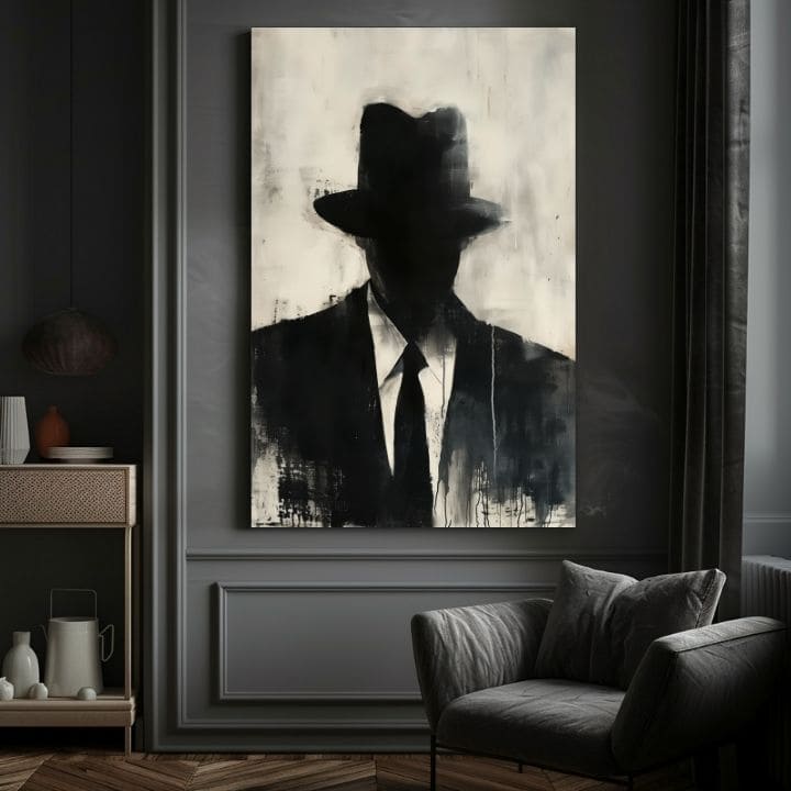 Immagine THE FACELESS MOBSTER | Dettagli in acrilico