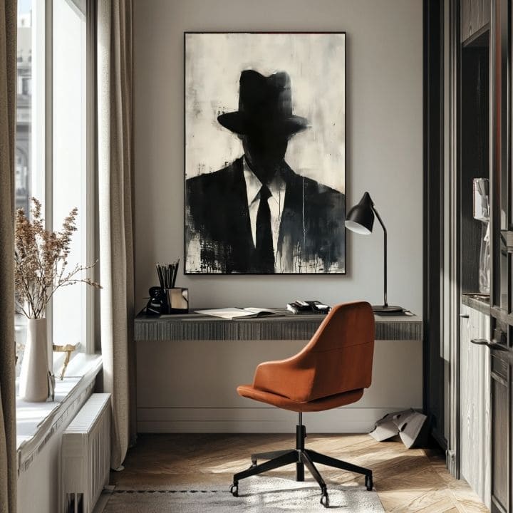 Immagine THE FACELESS MOBSTER | Dettagli in acrilico