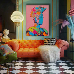 Immagine MODERN GLADIATOR su tela | Dettagli in acrilico