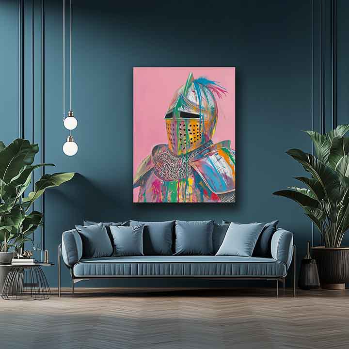 Immagine VIVID KNIGHT su tela | Dettagli in acrilico