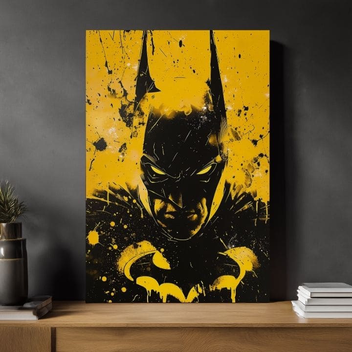 Immagine DARK KNIGHT su tela | Struttura dipinta