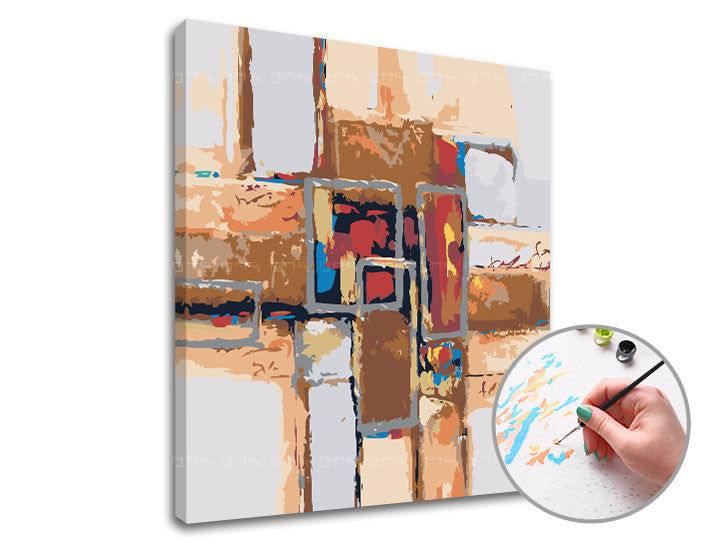Pittura per numeri KUBIZMUS | difficoltà bassa