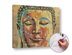 Pittura per numeri SPIACI BUDHA | difficoltà bassa