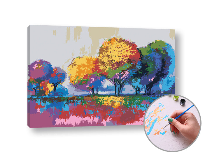 Pittura per numeri COLORE NATURA | difficoltà media