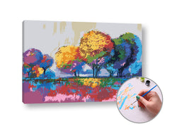 Pittura per numeri COLORE NATURA | difficoltà media