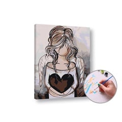 Paint by Numbers ANGEL - Difficoltà bassa