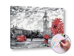 Pittura per numeri SENTIMENTI DI LONDRA | difficoltà media