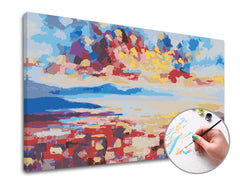Pittura per numeri WEST SLNKA NAD HORAMI | difficoltà media