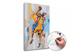 Dipingere con i numeri KOBE BRYANT 24 | difficoltà bassa