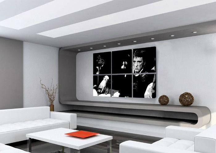 Dipinto a mano POP ART SCARFACE-AL PACINO 120x80 cm
