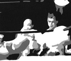 Dipinto a mano POP ART MUHAMAD ALI 60x40 cm