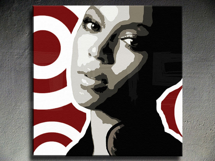 Dipinto a mano POP ART BEYONCÉ