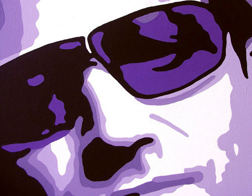 Dipinto a mano POP ART BONO-U2 100x100 cm