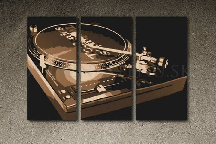 Dipinto a mano POP ART DJ 120x80 cm