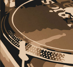 Dipinto a mano POP ART DJ 120x80 cm