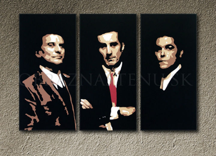 Dipinto a mano POP ART GOODFELLAS 90x60 cm