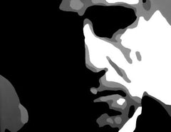 Dipinto a mano POP ART GODFATHER 120x80 cm