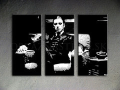 Dipinto a mano POP ART  GODFATHER  60x40 cm