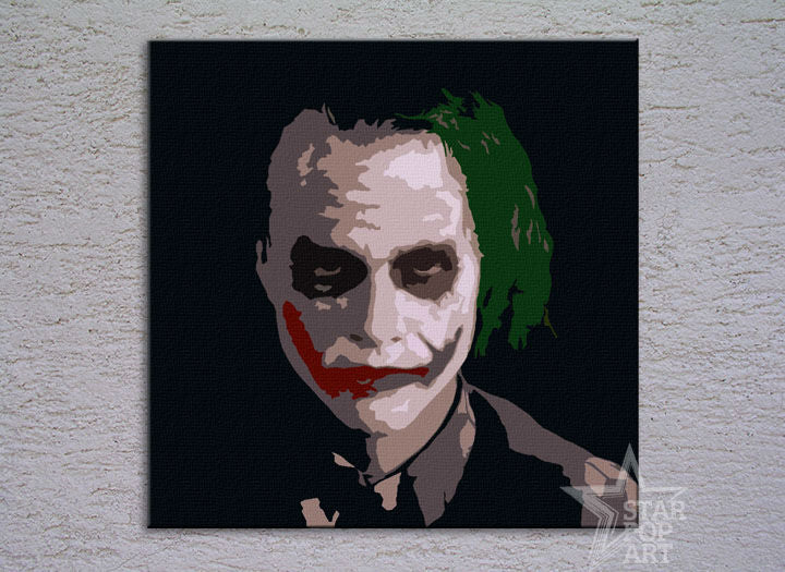 Dipinto a mano POP ART JOKER  100x100 cm