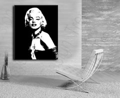 Dipinto a mano POP ART MARILYN MONROE 80x100 cm