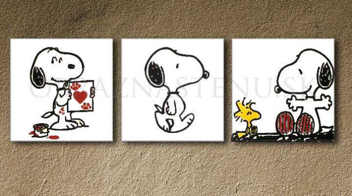 Dipinto a mano POP ART  SNOOPY  210x70 cm