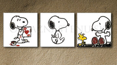 Dipinto a mano POP ART  SNOOPY  210x70 cm