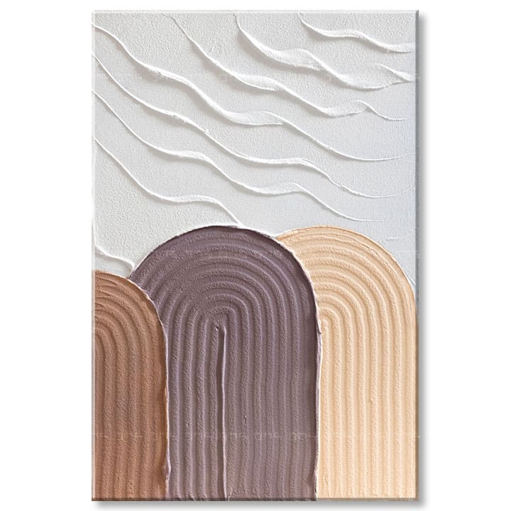 Immagine dipinta con struttura - Mattina sul Monte Everest | dimensioni diverse