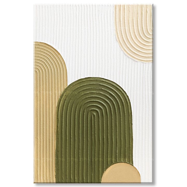 Immagine dipinta con struttura - Giornata di sole in montagna | dimensioni diverse