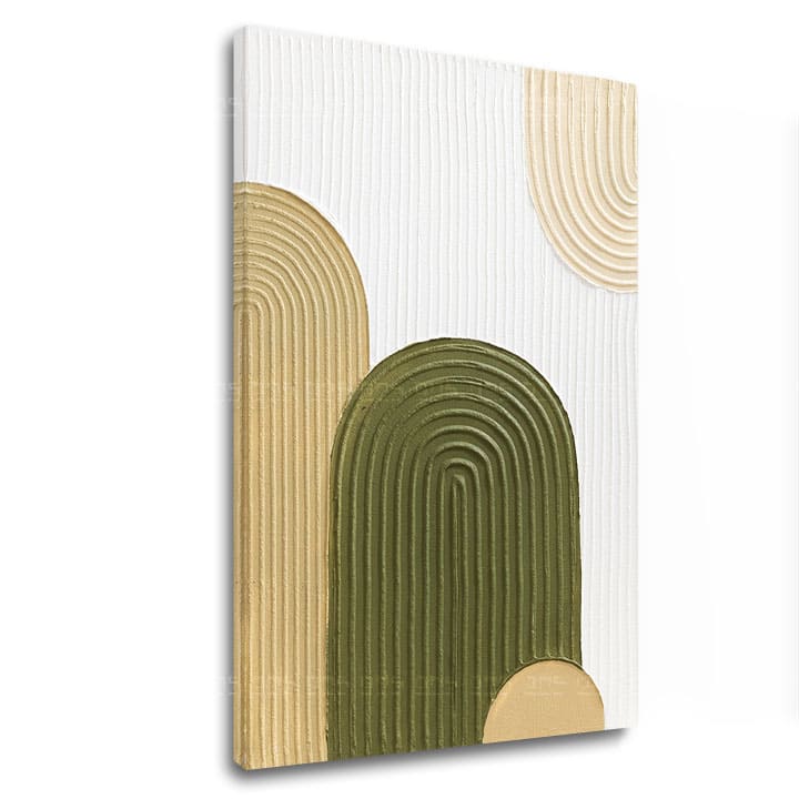 Immagine dipinta con struttura - Giornata di sole in montagna | dimensioni diverse