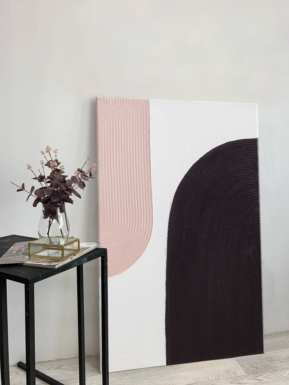 Immagine dipinta con texture - Danza di colori | dimensioni diverse