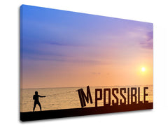 Arte murale motivazionale Impossible - immagine 5