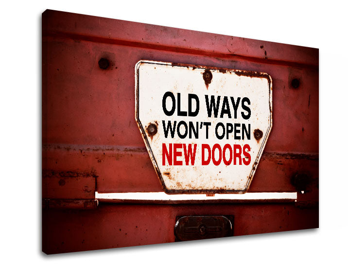Arte murale motivazionale Old ways_001 - immagine 5