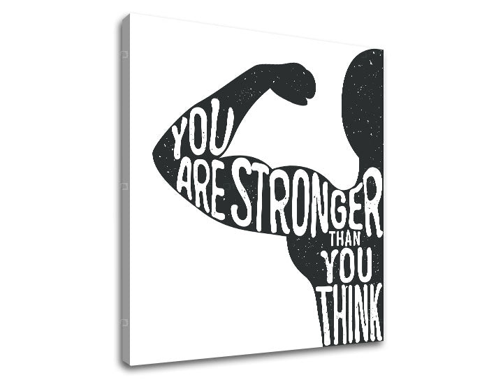 Arte murale motivazionale Tu sei più forte - immagine 5