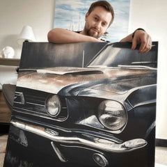 Decorazione di design su tela Galloping American Dream