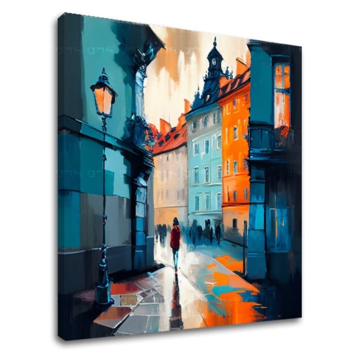 Decorazione di design su tela Praga nel cuore dell'Europa - immagine 2